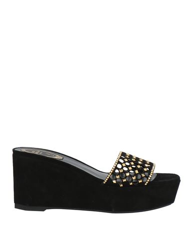 René Caovilla Ginger 75 Wedge Mules