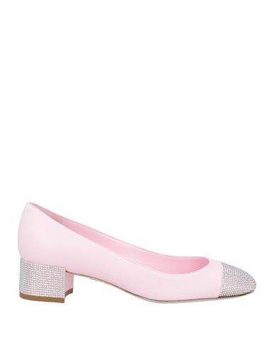 René Caovilla Rene' Caovilla Woman Pumps Light Pink Size 8 Lambskin In Pink