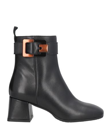 Le Gazzelle Woman Ankle Boots Black Size 5 Leather