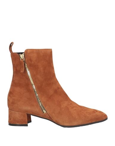 Le Gazzelle Woman Ankle Boots Camel Size 12 Leather