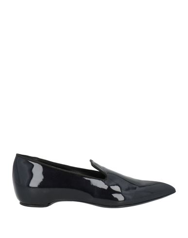 Casadei Woman Loafers Black Size 7 Leather
