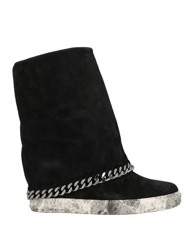 Casadei Woman Ankle Boots Black Size 11 Leather