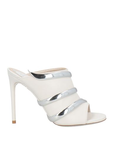 René Caovilla Rene' Caovilla Woman Sandals White Size 8 Leather In White