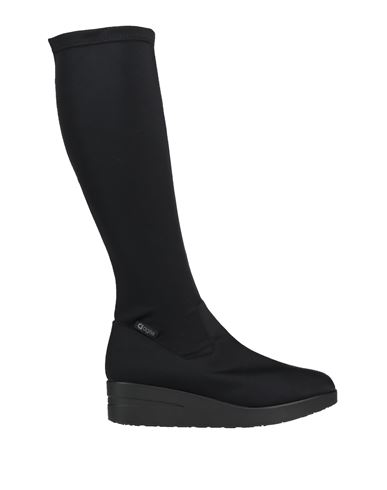 Agile By Rucoline Woman Boot Black Size 6 Textile Fibers In Black