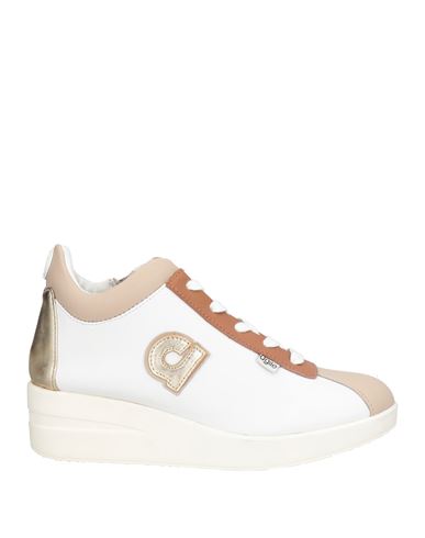 Agile By Rucoline Woman Sneakers White Size 7 Leather In White