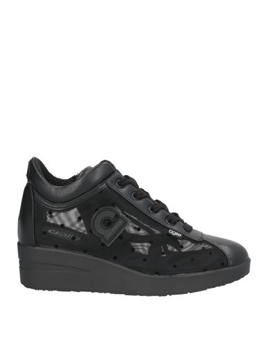 Agile By Rucoline Woman Sneakers Black Size 8 Textile Fibers In Black