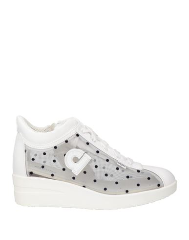 Agile By Rucoline Woman Sneakers White Size 8 Textile Fibers In White