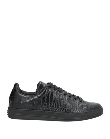 Tom Ford Man Sneakers Black Size 8 Calfskin