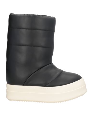 Rick Owens Woman Ankle Boots Black Size 11 Leather In Black