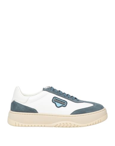 Baldinini Man Sneakers White Size 6 Leather