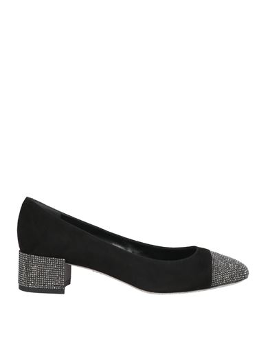 René Caovilla Rene Caovilla Kristen Crystal-embellished Pumps In Black Suede In Black