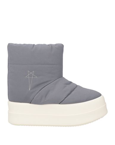 Rick Owens Drkshdw Drkshdw By Rick Owens Man Ankle Boots Grey Size 9 Textile Fibers In Gray