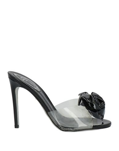 René Caovilla Rene' Caovilla Woman Sandals Transparent Size 8 Leather, Plastic In Transparent