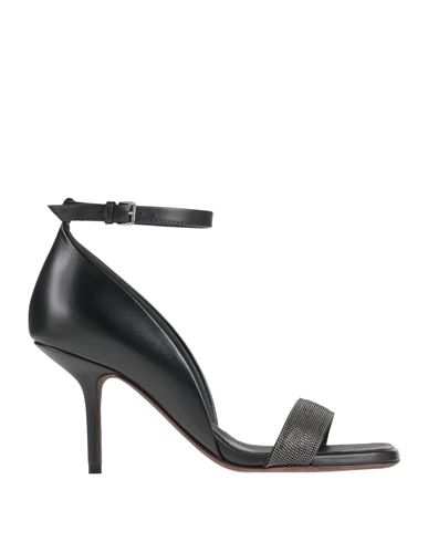 Brunello Cucinelli Woman Sandals Black Size 8 Leather