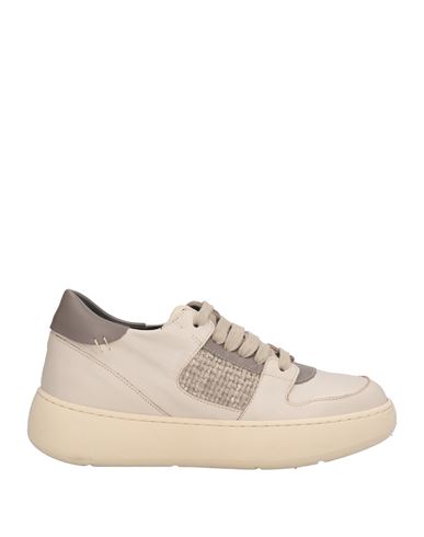 Andìa Fora Woman Sneakers Light Grey Size 8 Leather, Wool In Neutral