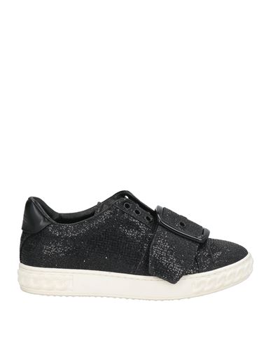 Casadei Woman Sneakers Black Size 6.5 Leather In Black