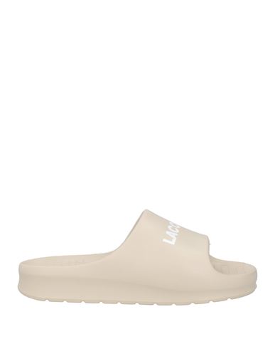 Lacoste Man Sandals Off White Size 9 Rubber In White