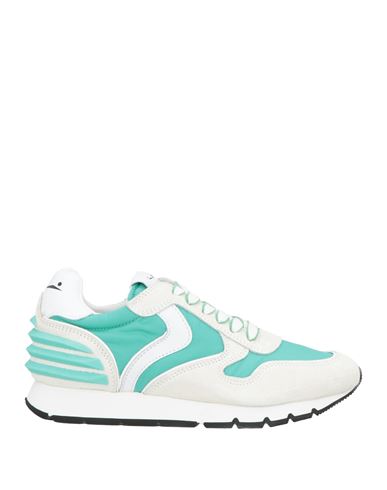Voile Blanche Woman Sneakers Turquoise Size 7 Leather In Multi