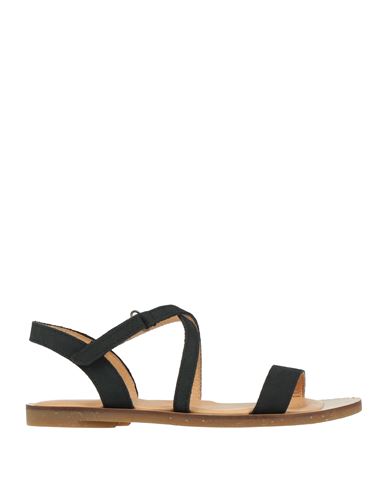 El Naturalista Woman Sandals Black Size 8 Leather In Black