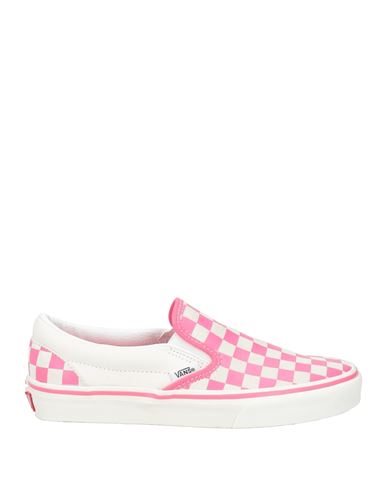 Vans Woman Sneakers Fuchsia Size 8 Leather, Textile Fibers In Pink