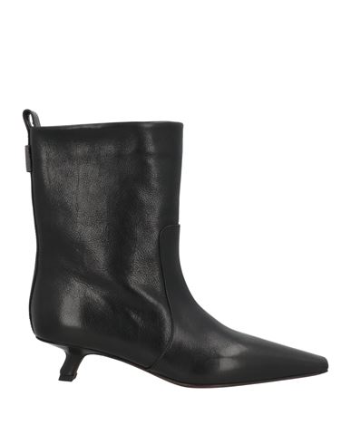 Brunello Cucinelli Woman Ankle Boots Black Size 8 Leather, Ecobrass
