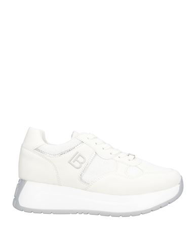 Laura Biagiotti Woman Sneakers White Size 8 Textile Fibers In Multi