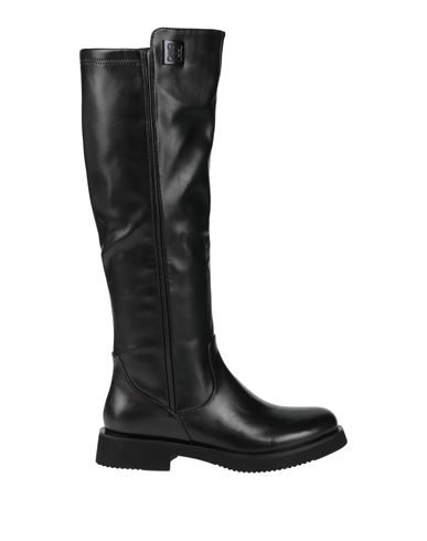 Laura Biagiotti Woman Boot Black Size 8 Textile Fibers