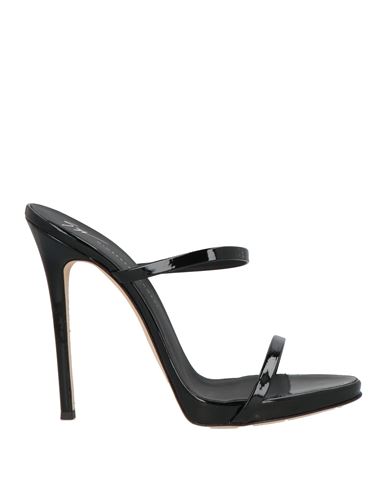 Giuseppe Zanotti Woman Sandals Black Size 8 Textile Fibers