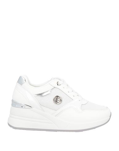 Laura Biagiotti Woman Sneakers White Size 8 Textile Fibers In White