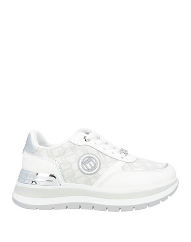Laura Biagiotti Woman Sneakers White Size 8 Textile Fibers In White