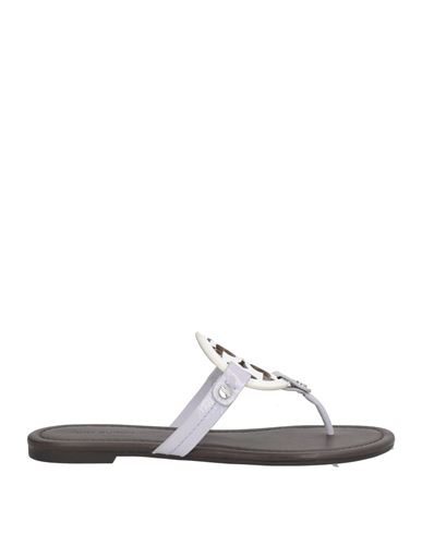 Tory Burch Woman Thong Sandal White Size 5.5 Calfskin