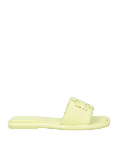 Tory Burch Woman Sandals Lime Green Size 7.5 Leather