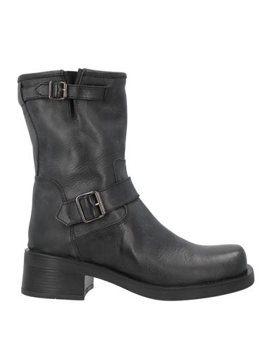 Formentini Woman Ankle Boots Charcoal Size 10 Leather