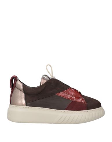 Andìa Fora Woman Sneakers Dark Brown Size 6 Leather In Brown