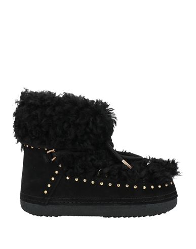 Inuikii Woman Ankle Boots Black Size 9 Leather In Black