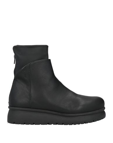 Patrizia Bonfanti Woman Ankle Boots Black Size 6 Leather In Black