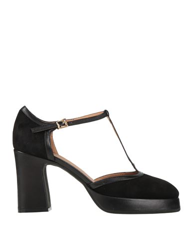 Roberto Festa Woman Pumps Black Size 9 Leather In Black