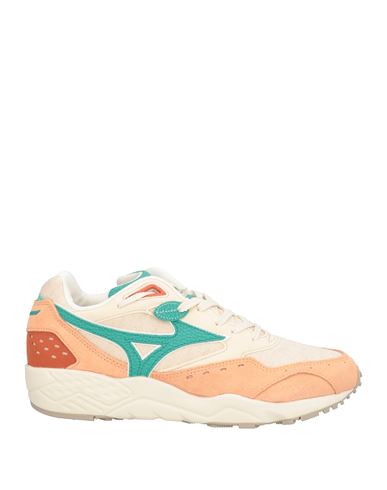 Mizuno Woman Sneakers Apricot Size 7.5 Leather, Textile Fibers In Neutral