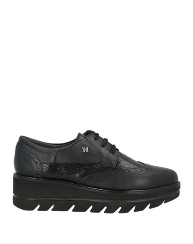 Callaghan Adaptaction Woman Lace-up Shoes Black Size 10 Leather