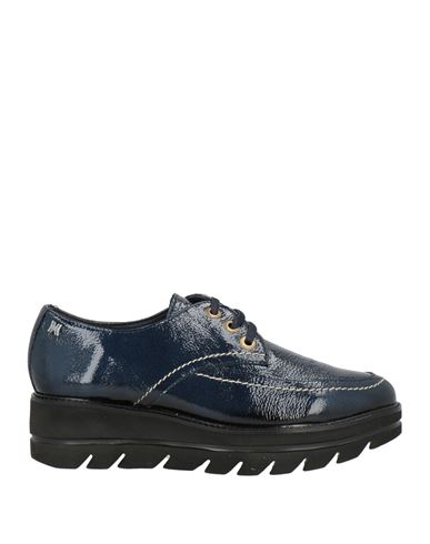 Callaghan Adaptaction Woman Lace-up Shoes Navy Size 9 Leather In Blue
