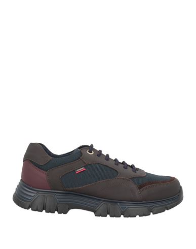 Callaghan Adaptaction Woman Sneakers Dark Brown Size 10 Leather, Textile Fibers