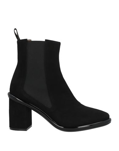 Roberto Festa Woman Ankle Boots Black Size 6 Leather In Black