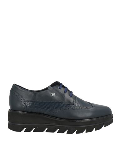 Callaghan Adaptaction Woman Lace-up Shoes Navy Size 10 Leather In Blue