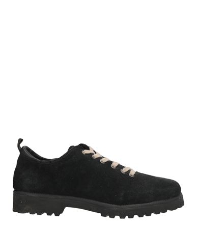 Pànchic Panchic Man Lace-up Shoes Black Size 10 Leather In Black