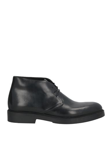 Calpierre Man Ankle Boots Black Size 9 Calfskin