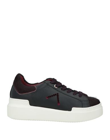 Ed Parrish Woman Sneakers Black Size 7 Leather In Black