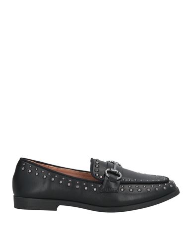 Divine Follie Woman Loafers Black Size 8 Textile Fibers In Black