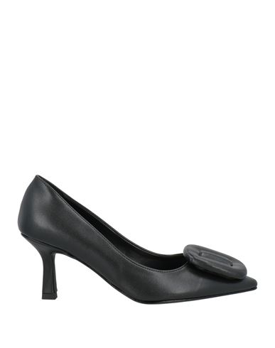 Nacrèe Woman Pumps Black Size 7 Textile Fibers In Black