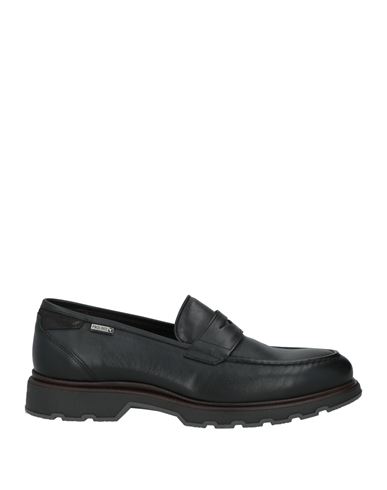 Pikolinos Man Loafers Black Size 12 Leather In Black