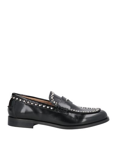 Divine Follie Woman Loafers Black Size 8 Textile Fibers In Black